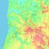 Mappa topografica Mafra, altitudine, rilievo