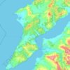 Mappa topografica Eceabat, altitudine, rilievo