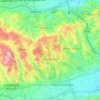 Mappa topografica Notaresco, altitudine, rilievo