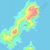 Mappa topografica 浮鹰岛, altitudine, rilievo