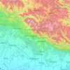 Mappa topografica Nainital, altitudine, rilievo