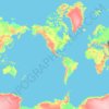 Mappa topografica Stati Uniti d'America, altitudine, rilievo