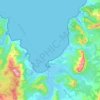Mappa topografica Saint-Florent, altitudine, rilievo