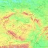 Mappa topografica Repubblica Ceca, altitudine, rilievo