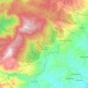 Mappa topografica San Donato di Ninea, altitudine, rilievo