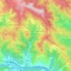 Mappa topografica Calice al Cornoviglio, altitudine, rilievo
