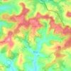 Mappa topografica Breux, altitudine, rilievo
