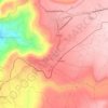 Mappa topografica Tinnura, altitudine, rilievo
