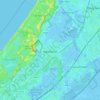 Mappa topografica Wassenaar, altitudine, rilievo