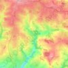 Mappa topografica La Cellette, altitudine, rilievo