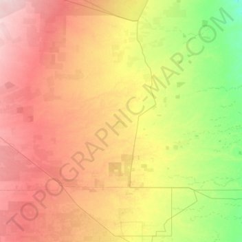 Mappa topografica Filadelfia, altitudine, rilievo