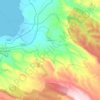 Mappa topografica Carpino, altitudine, rilievo