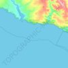Mappa topografica Port Campbell National Park, altitudine, rilievo