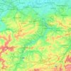 Mappa topografica Dender, altitudine, rilievo