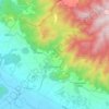 Mappa topografica Raviscanina, altitudine, rilievo