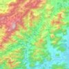 Mappa topografica Sana, altitudine, rilievo
