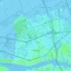 Mappa topografica Vlaardingen, altitudine, rilievo