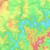 Mappa topografica 34516, altitudine, rilievo