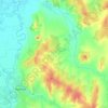 Mappa topografica Урман-Бишкадакский сельсовет, altitudine, rilievo