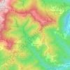 Mappa topografica Fascia, altitudine, rilievo