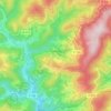 Mappa topografica Lafarre, altitudine, rilievo