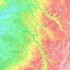 Mappa topografica La Saulx, altitudine, rilievo