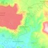 Mappa topografica Gesturi, altitudine, rilievo