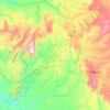 Mappa topografica Almas, altitudine, rilievo