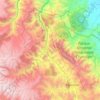 Mappa topografica Huancabamba, altitudine, rilievo