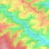 Mappa topografica Priesendorf, altitudine, rilievo