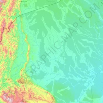 Mappa topografica Datem del Marañón, altitudine, rilievo