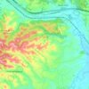 Mappa topografica Tigliole, altitudine, rilievo