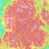 Mappa topografica Reserva Biológica Augusto Ruschi, altitudine, rilievo