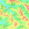 Mappa topografica Carvalhal Benfeito, altitudine, rilievo
