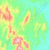 Mappa topografica Doughboy, altitudine, rilievo