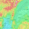 Mappa topografica Otsu, altitudine, rilievo