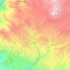 Mappa topografica Lluta, altitudine, rilievo