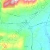 Mappa topografica Woodstock, altitudine, rilievo