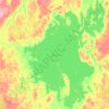 Mappa topografica ᑐᓕᒫᓗᒡᔪᐊᖅ Dubawnt Lake, altitudine, rilievo