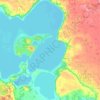 Mappa topografica Manitou Lake, altitudine, rilievo