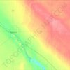 Mappa topografica Weyburn No. 67, altitudine, rilievo