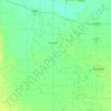 Mappa topografica Koyuga, altitudine, rilievo