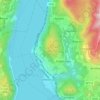 Mappa topografica Pettenasco, altitudine, rilievo