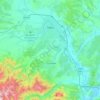 Mappa topografica Sibiu, altitudine, rilievo