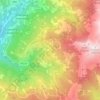 Mappa topografica Frassilongo, altitudine, rilievo