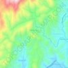 Mappa topografica Frederico, altitudine, rilievo