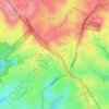 Mappa topografica Pymble, altitudine, rilievo
