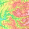 Mappa topografica Paulinet, altitudine, rilievo