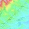 Mappa topografica Altomonte, altitudine, rilievo
