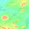 Mappa topografica Ouled Hamla, altitudine, rilievo